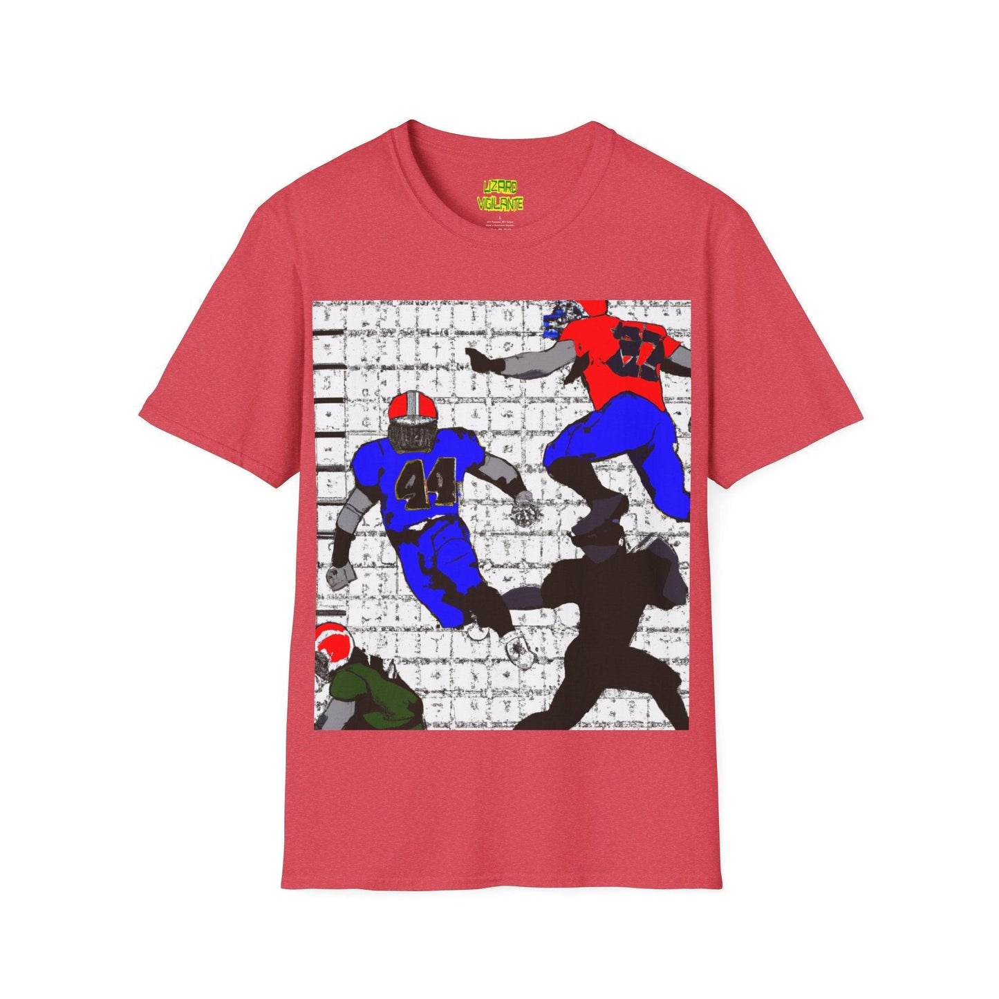 American Football Graphic Unisex Softstyle T-Shirt - Lizard Vigilante