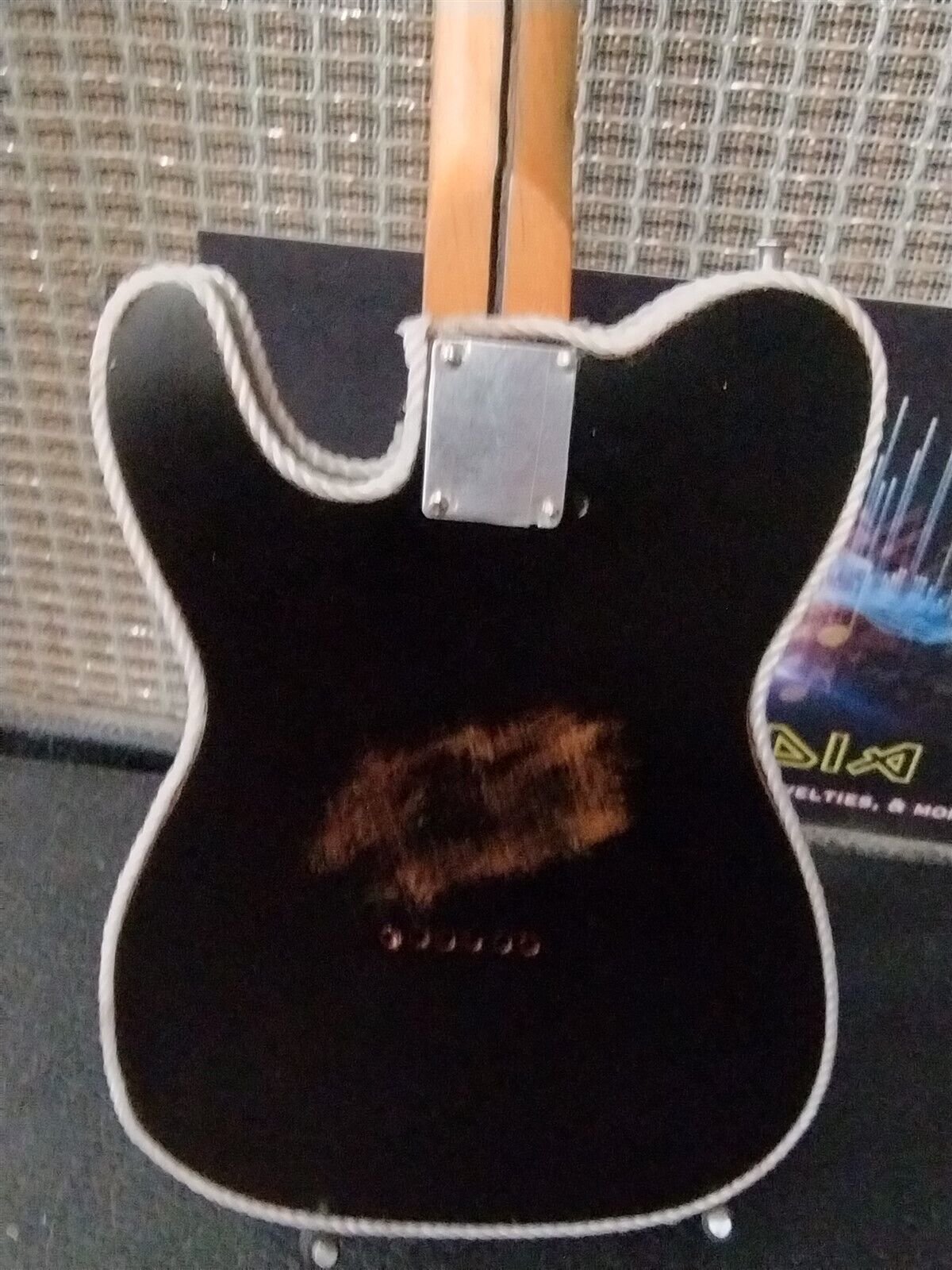 WAYLON JENNINGS - Fender Telecaster Licensed 1:4 Scale Replica Guitar~Axe Heaven