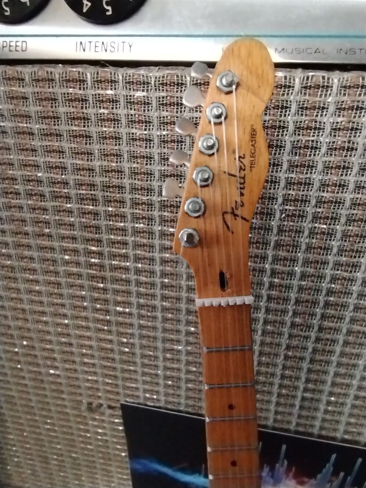 WAYLON JENNINGS - Fender Telecaster Licensed 1:4 Scale Replica Guitar~Axe Heaven