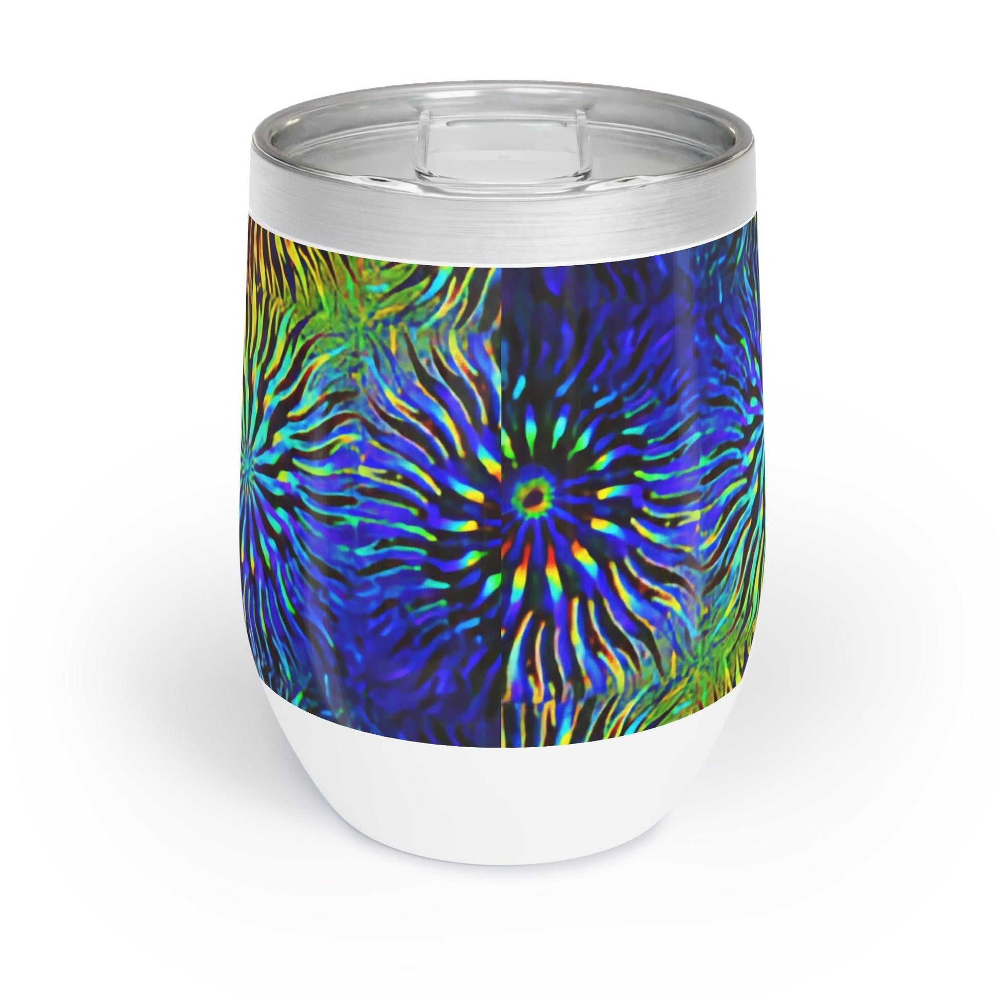 Tie Dyed Chill Wine Tumbler - Lizard Vigilante