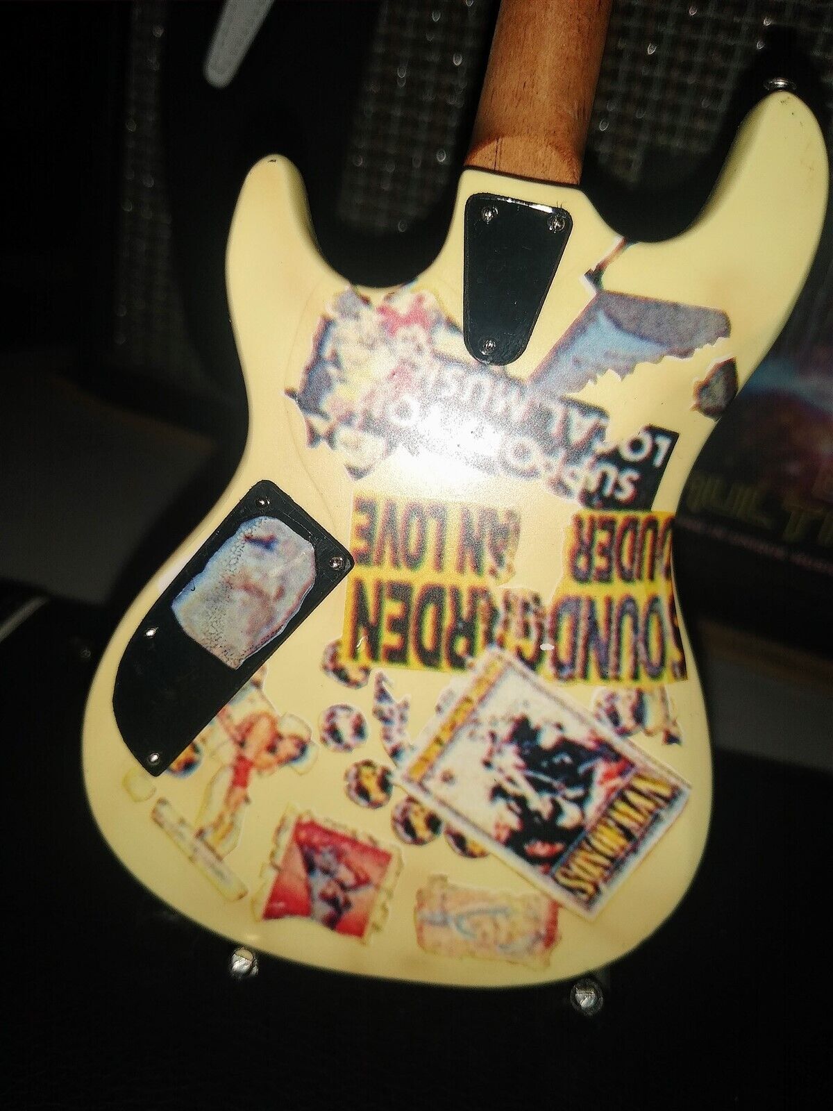 JERRY CANTRELL Vintage Blue Dress G&L Rampage1:4 Scale Replica Guitar~Axe Heaven