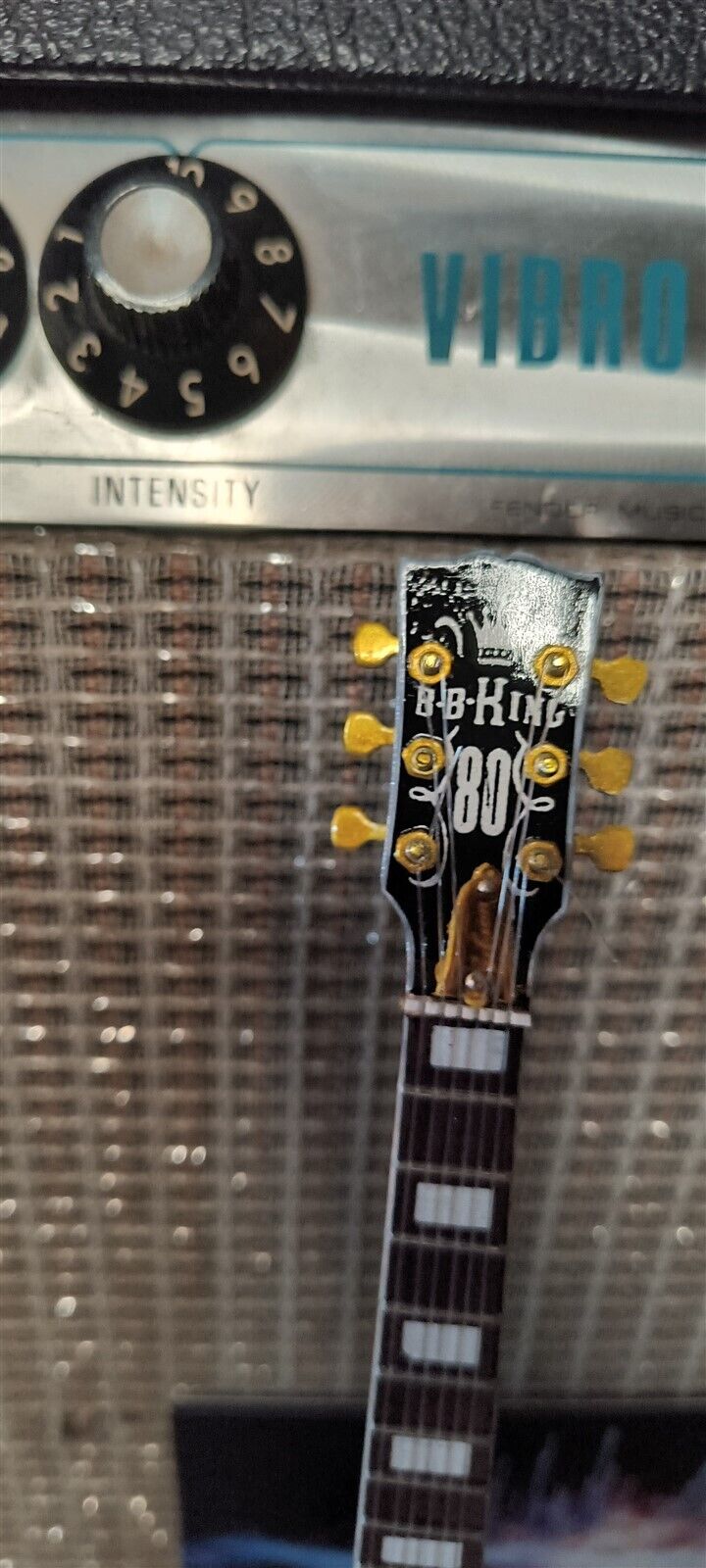 BB KING - GIBSON ES-345 80th B-Day Lucille 1:4 Scale Replica Guitar ~Axe Heaven~