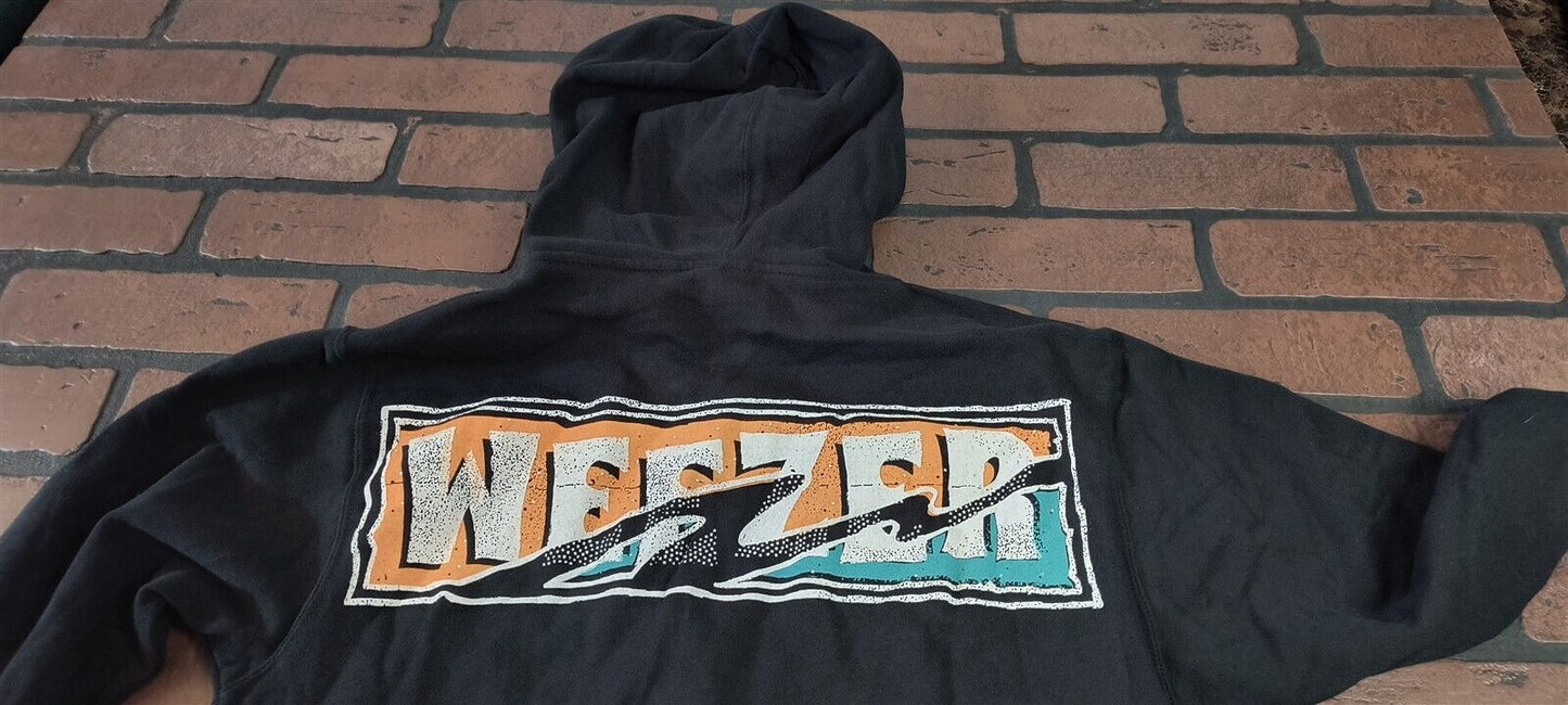 WEEZER - Rare Long Sleeve Zip-Up Hoodie ~BRAND NEW~ S M XL