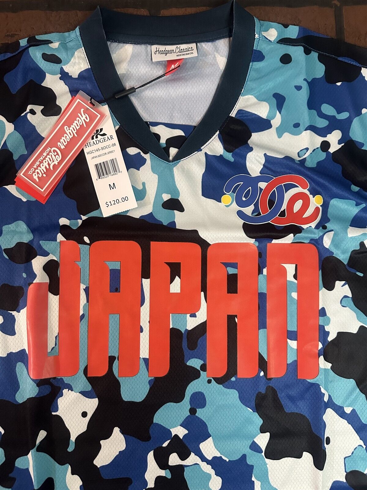 JAPAN 1990 World Cup National Team Headgear Classics Soccer Jersey ~Never Worn~