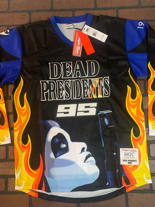 DEAD PRESIDENTS Headgear Classics Hockey Black Jersey ~Never Worn~ M L XL 2XL