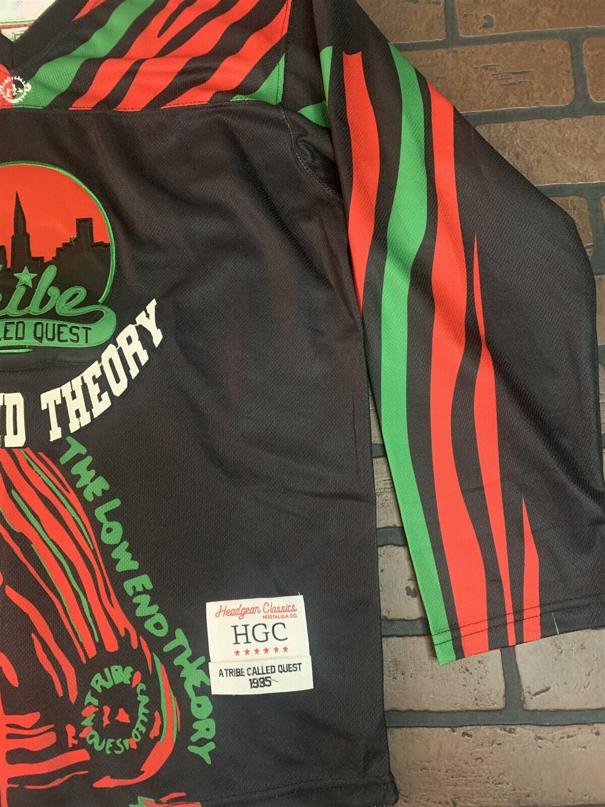 TRIBE CALLED QUEST LOW END Headgear Classics Hockey Black Jersey ~Never Worn~ L