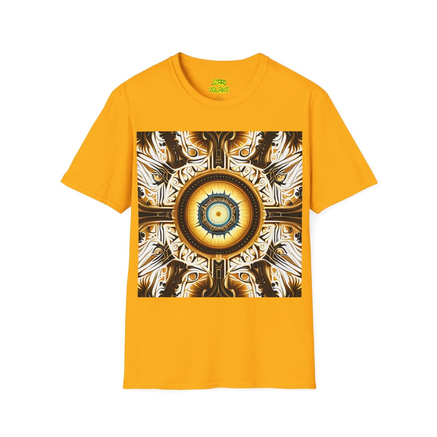 Hypnotic Carpet Unisex Softstyle T-Shirt - Lizard Vigilante