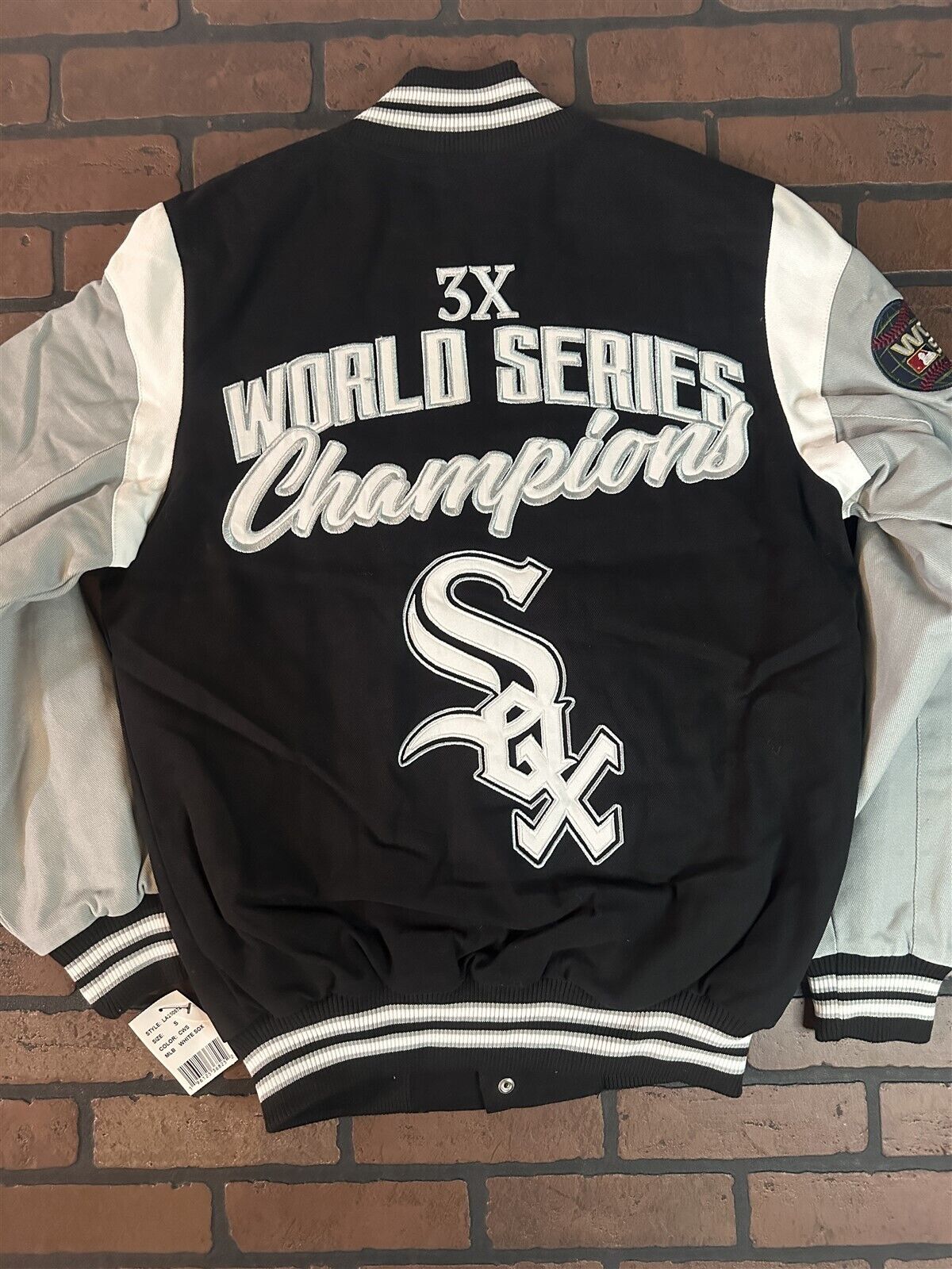 CHICAGO WHITE SOX G-III 3X World Series Varsity Jacket~Never Worn~S M L XL 2XL