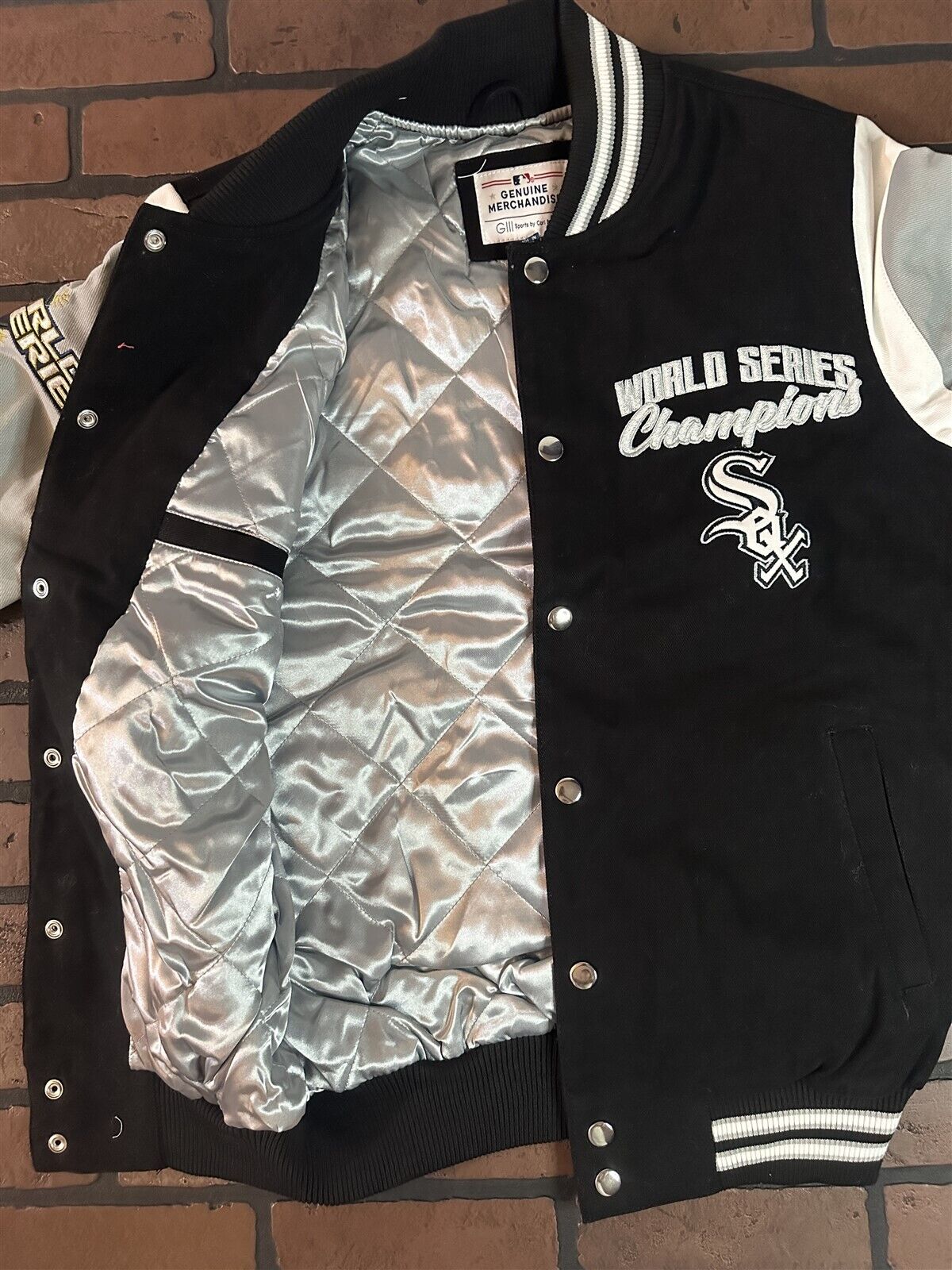 CHICAGO WHITE SOX G-III 3X World Series Varsity Jacket~Never Worn~S M L XL 2XL