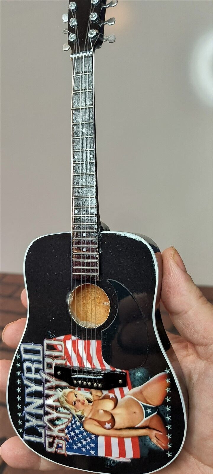 LYNYRD SKYNRD- Bikini Girl Tribute Replica 1:4 Scale Guitar ~Axe Heaven~