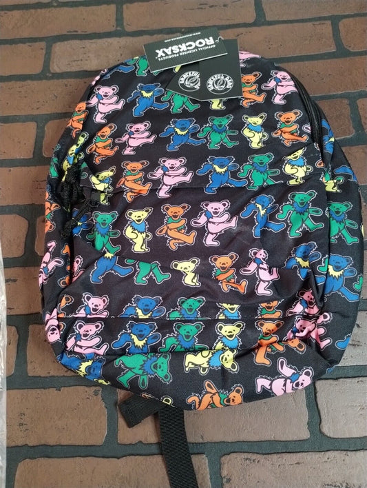 GRATEFUL DEAD - Dancing Bears Rocksax Daypack w/ Laptop Sleeve ~New~