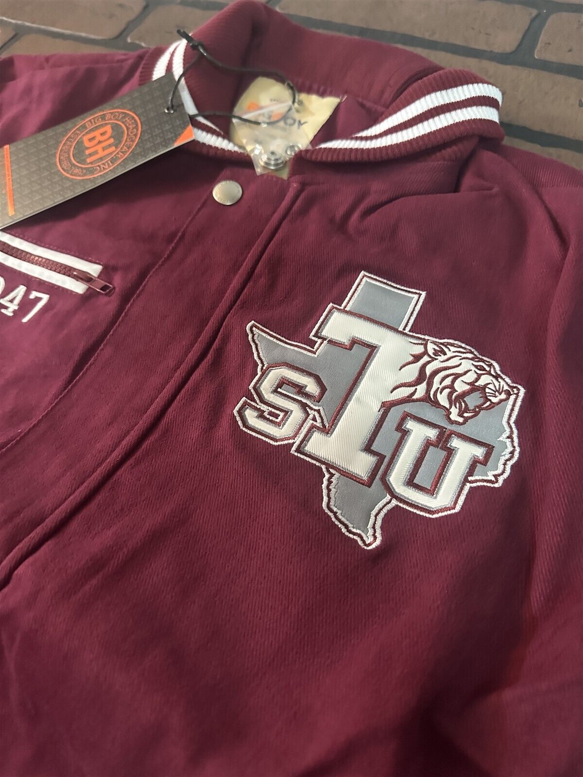 TEXAS SOUTHERN UNIVERSITY Big Boy Headgear Jacket~Never Worn~M XL 2XL