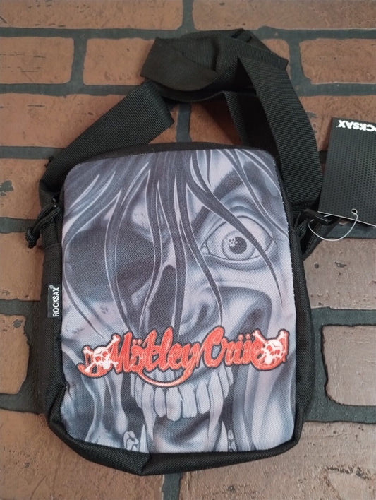MOTLEY CRUE -DR. FEELGOOD Rocksax Crossbody Bag~New~