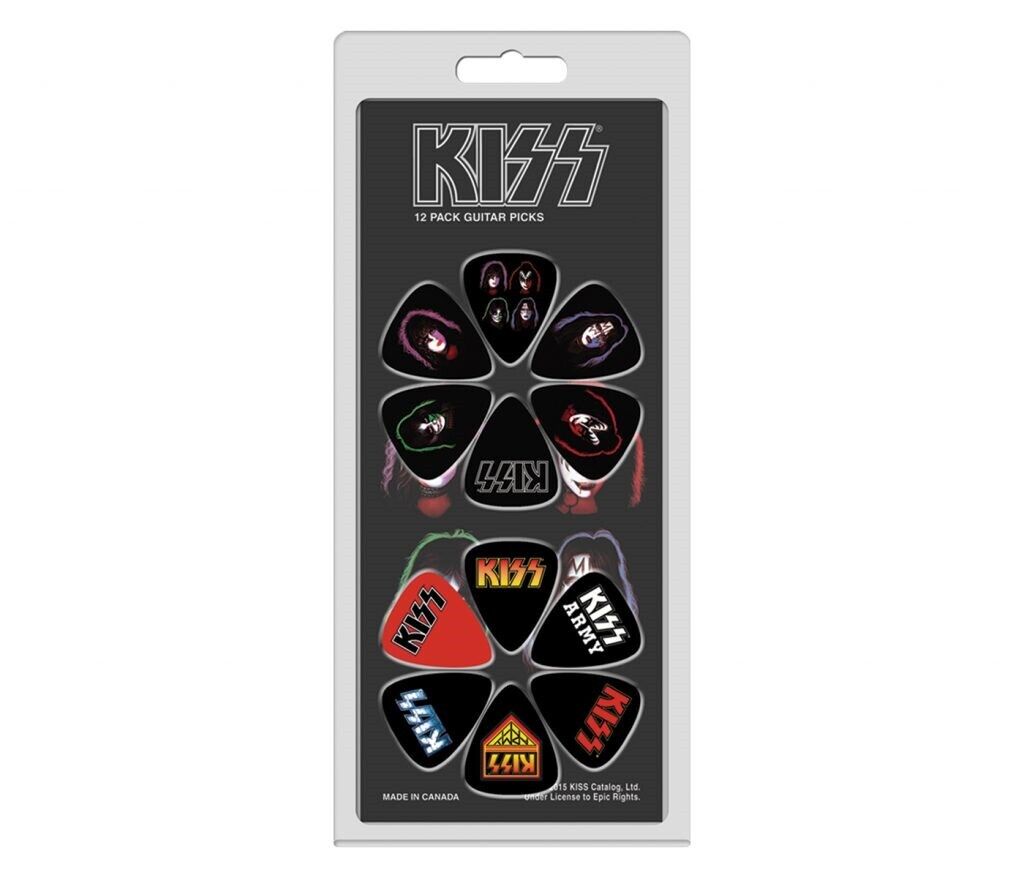 KISS Set of 12 Logo and Solo Album Picks/Plectrums ~Licensed~