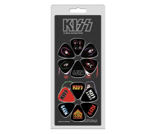 KISS Set of 12 Logo and Solo Album Picks/Plectrums ~Licensed~
