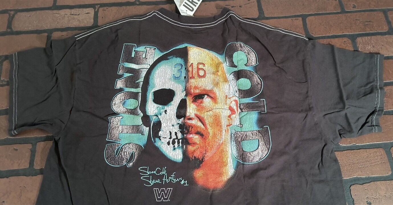 STONE COLD - 2024 Skull Since 1996 Black 2-sided T-shirt ~Never Worn~ L XL 2XL
