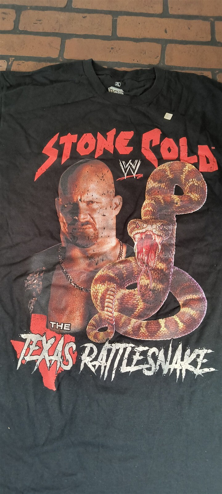 STONE COLD STEVE AUSTIN - Texas Rattlesnake T-shirt ~Never Worn~ S M XL 3XL