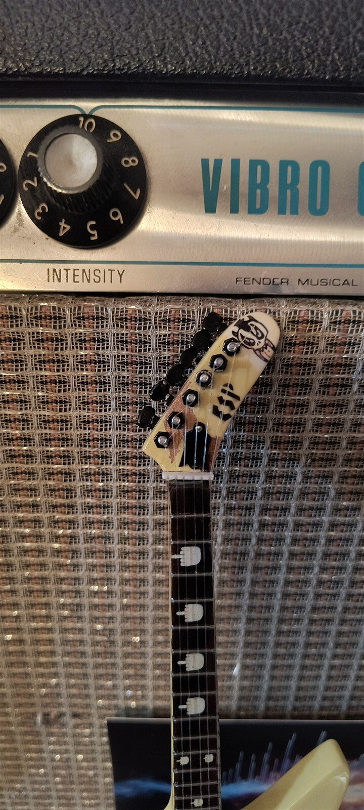 JAMES HETFIELD (Metallica) -eet fuk ESP MX-220 1:4 Scale Guitar ~Axe Heaven~