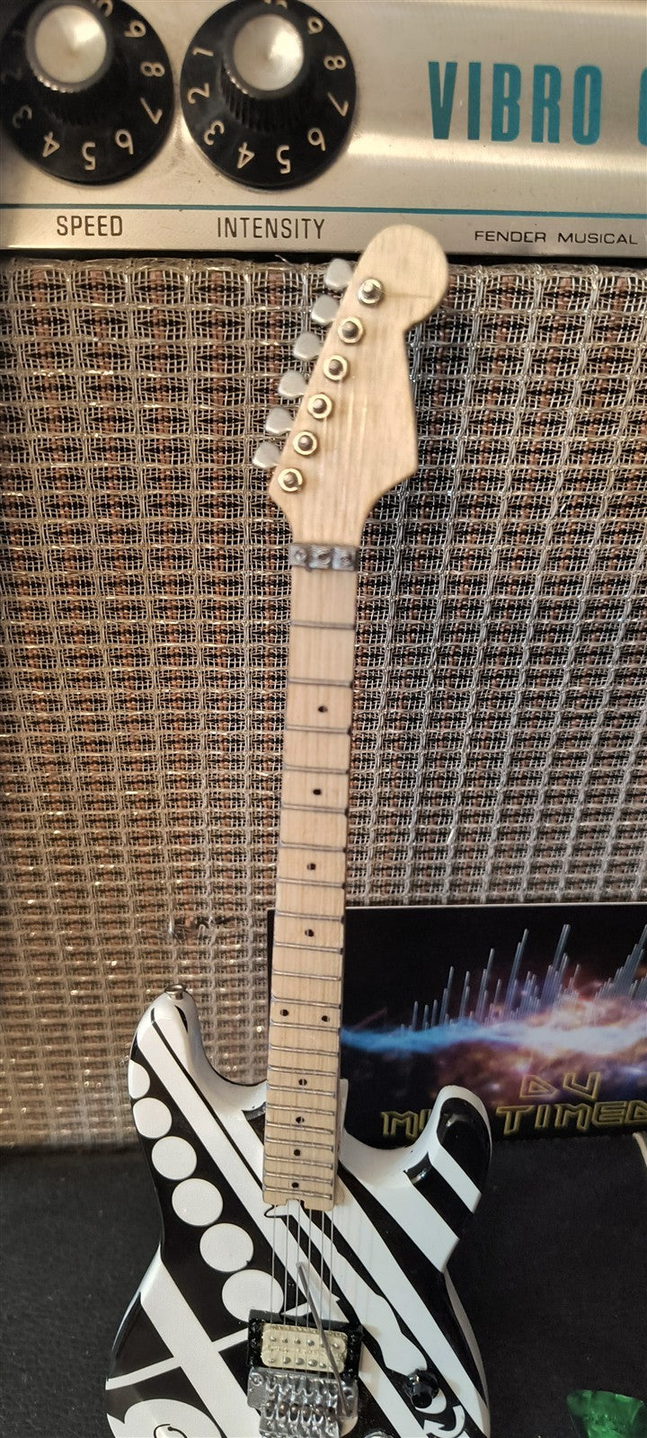 EDDIE VAN HALEN- 1981 Fair Warning "Circles" 1:4 Scale Replica Guitar ~Licensed~