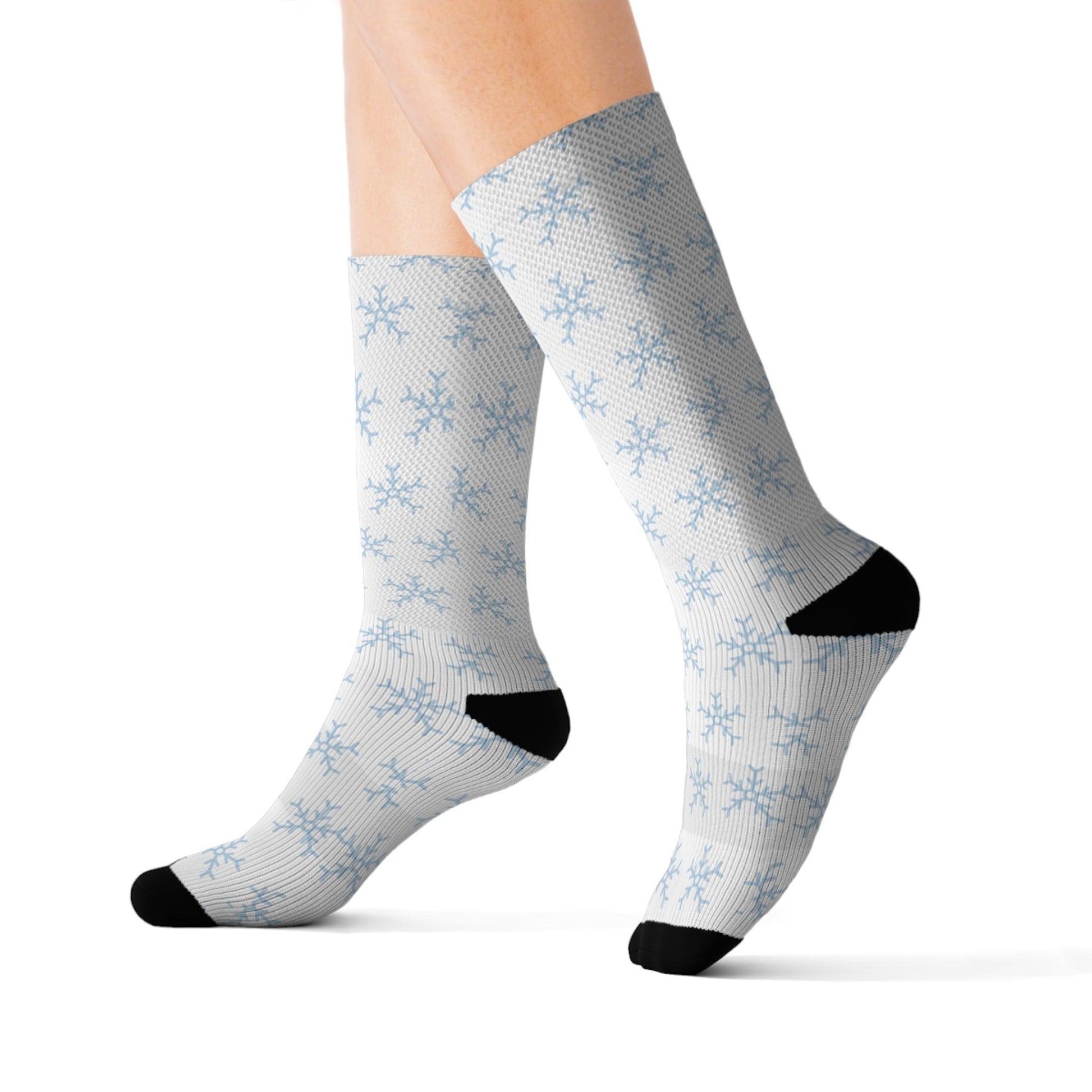 SnowFlakes Sublimation Socks - Lizard Vigilante