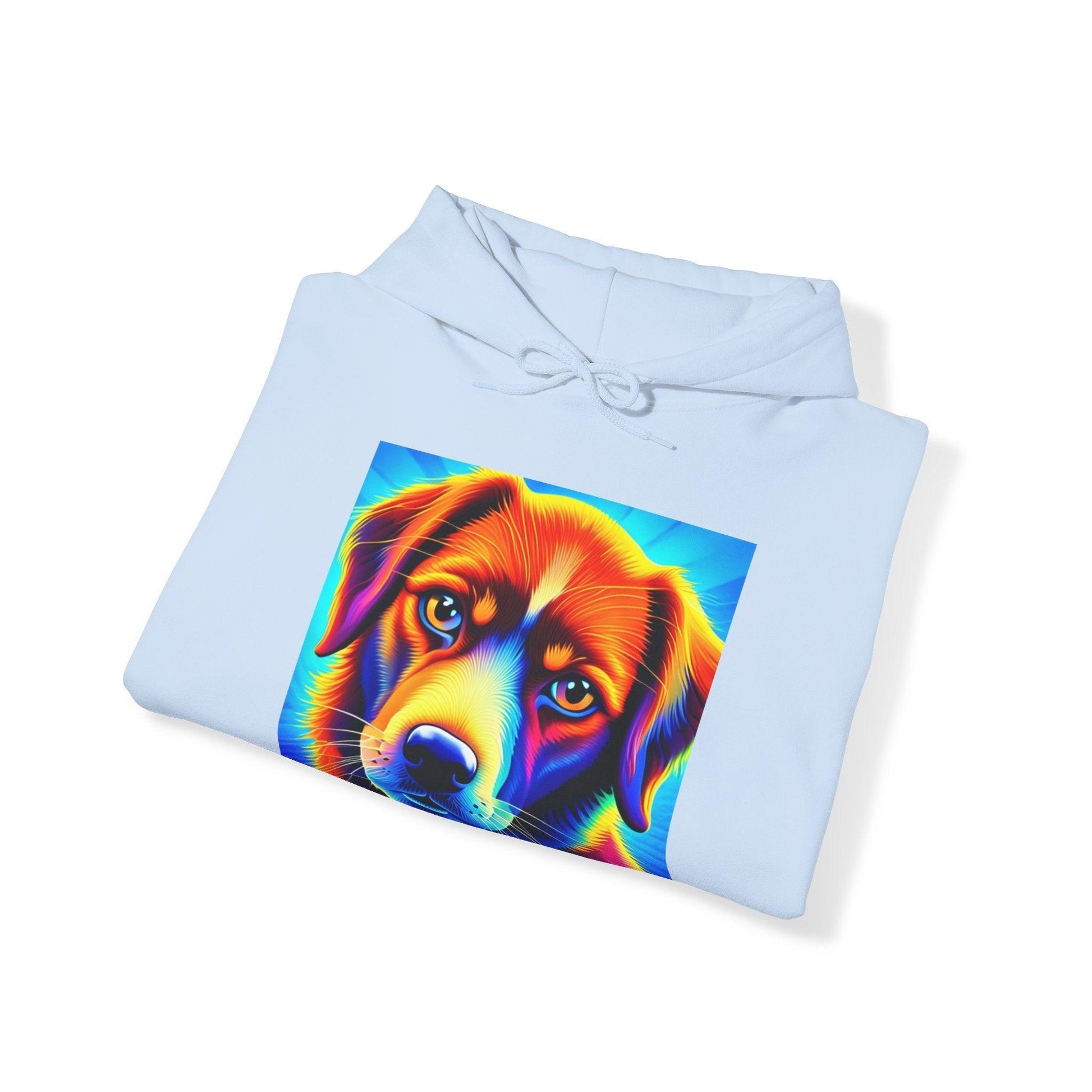 Prism Dog Unisex Heavy Blend™ Hooded Sweatshirt - Lizard Vigilante