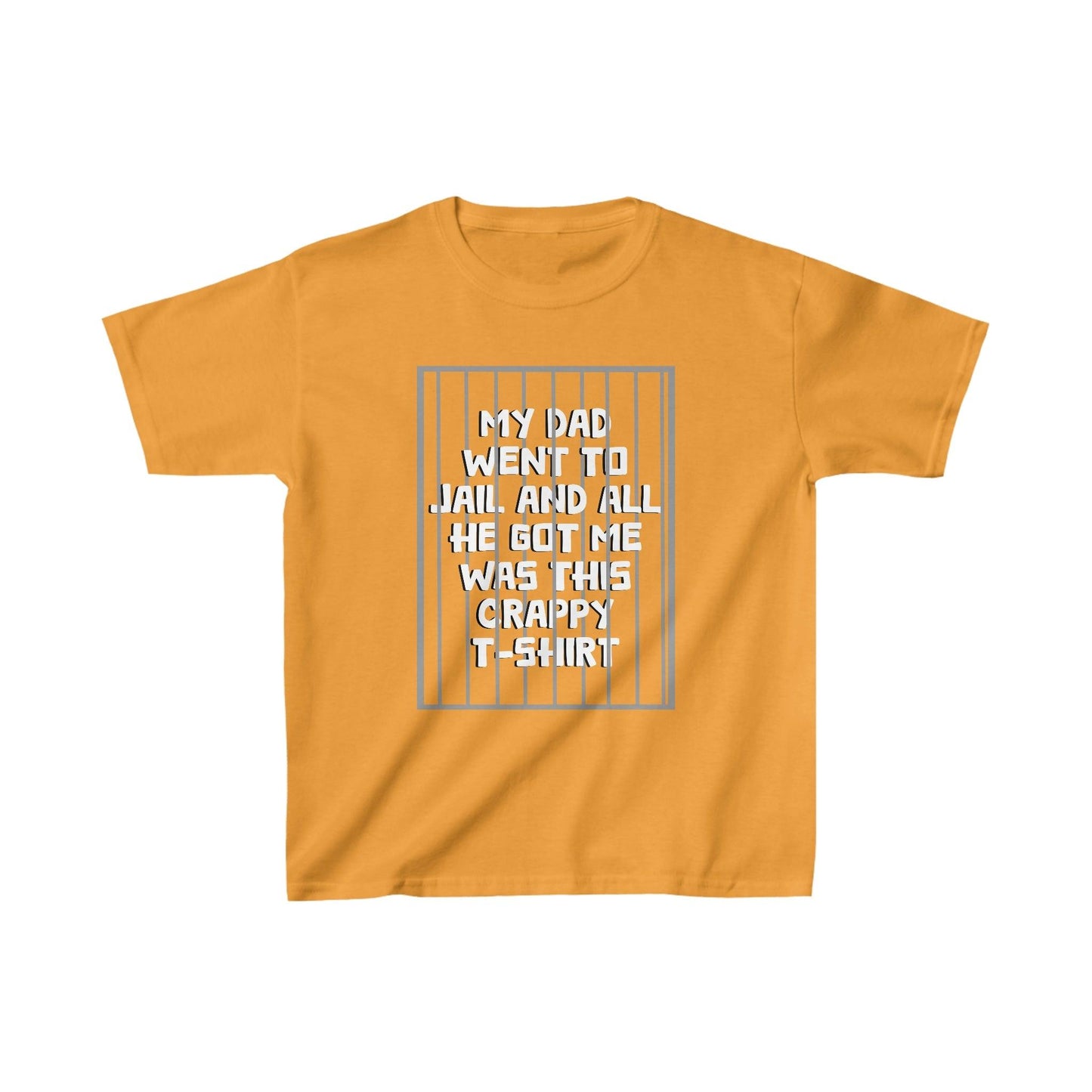 Dad Went To Jail Kids Heavy Cotton™ Tee - Lizard Vigilante