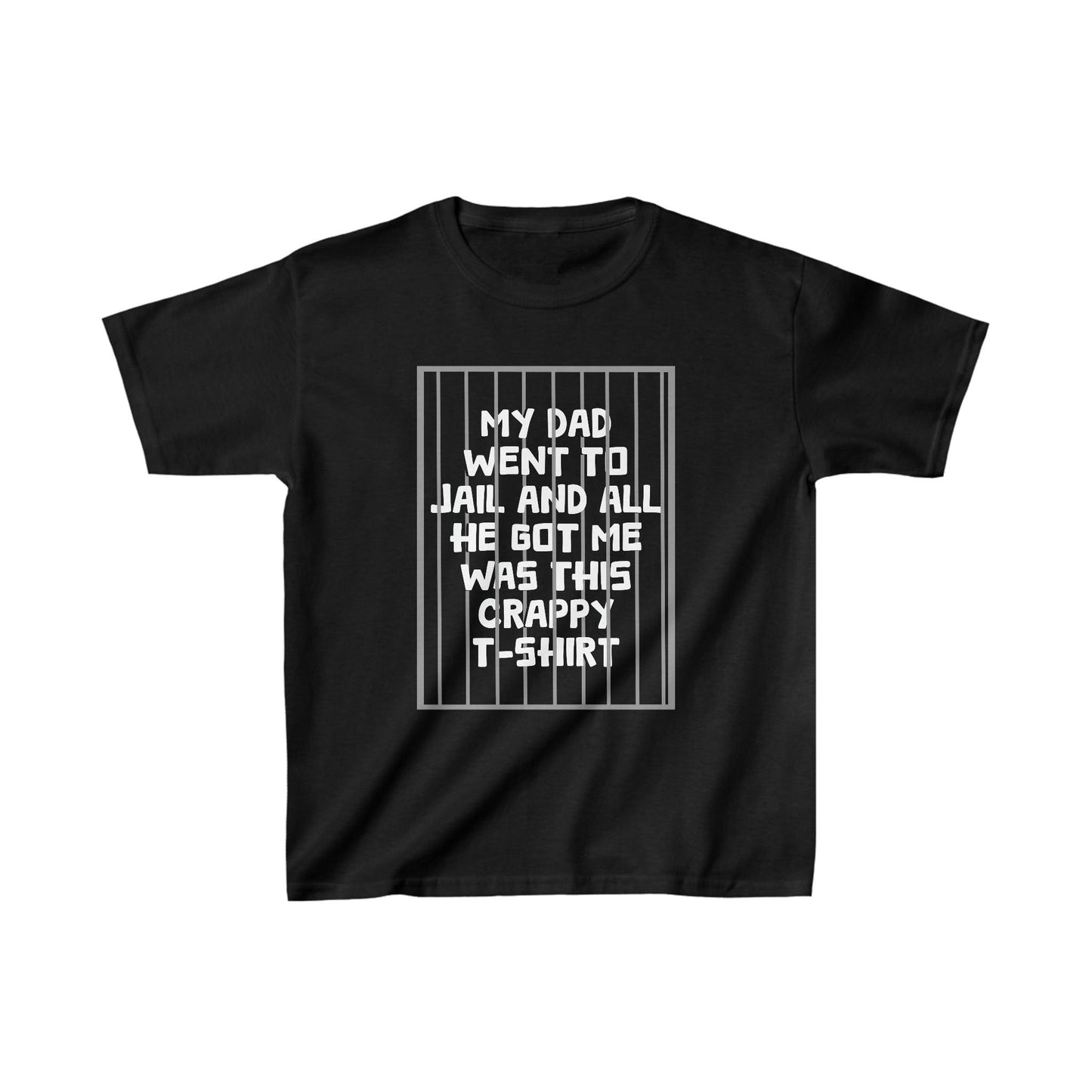 Dad Went To Jail Kids Heavy Cotton™ Tee - Lizard Vigilante