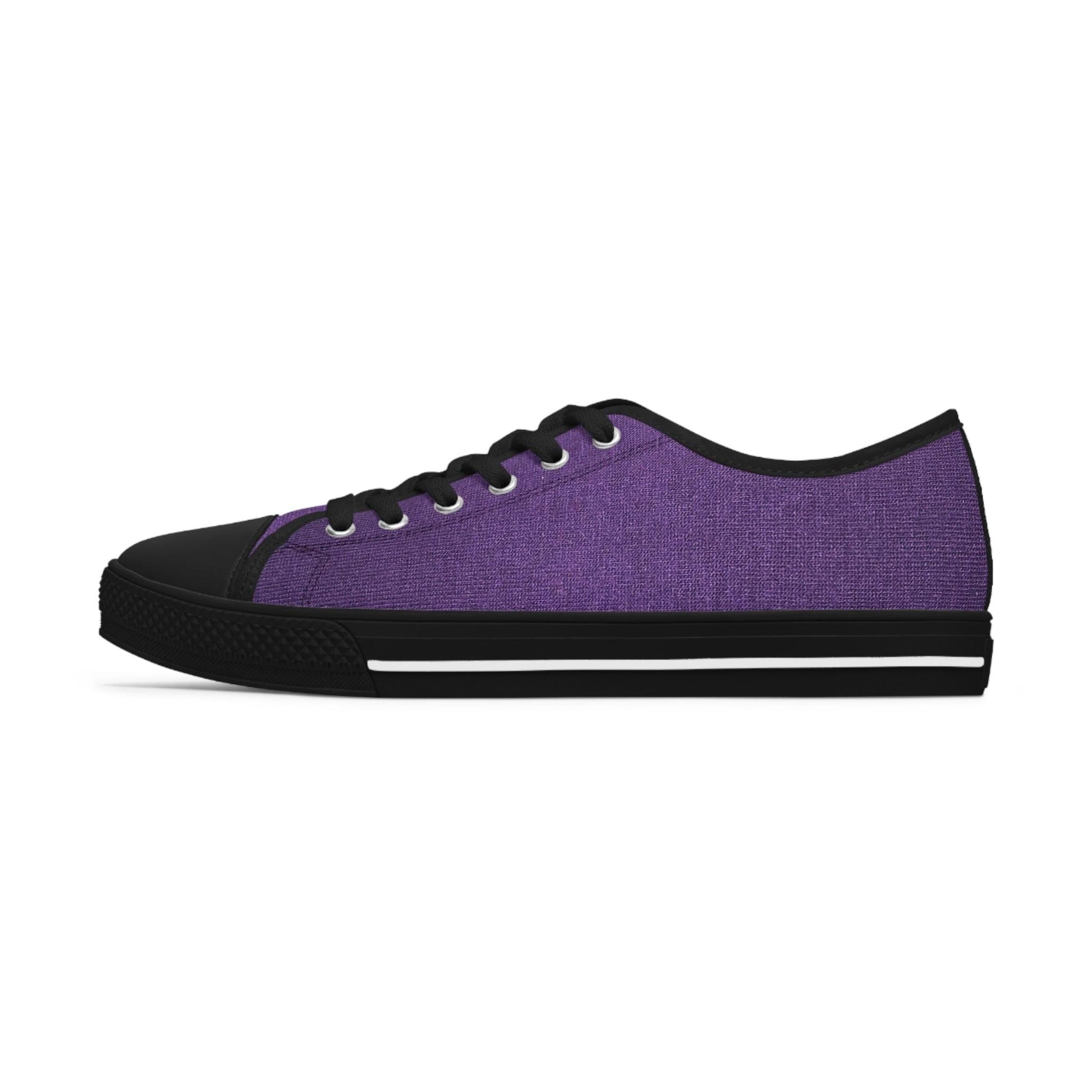 Fauz Purple Silk Women's Low Top Sneakers - Lizard Vigilante