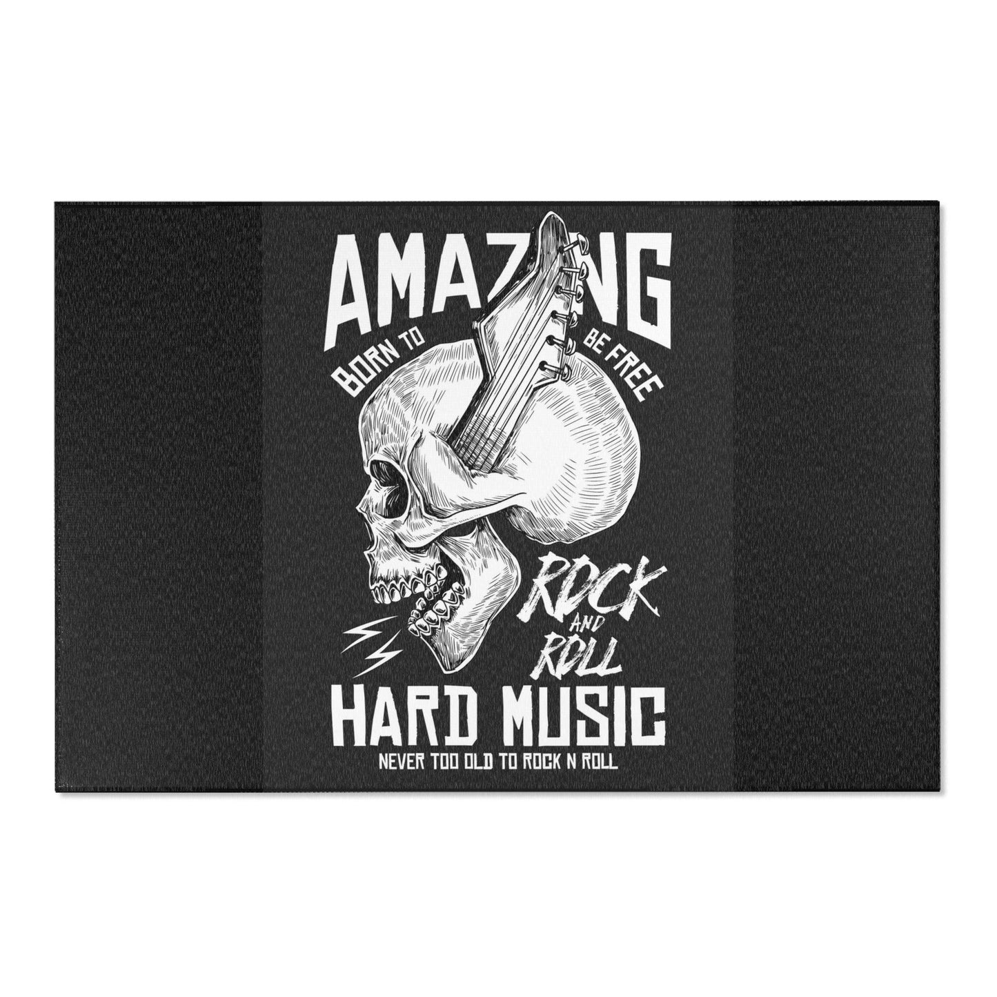 Amazing Hard Music Area Rugs - Lizard Vigilante