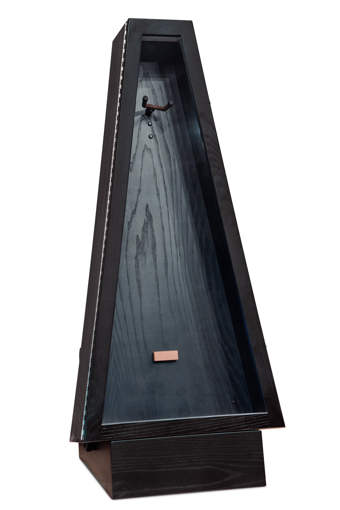 ClimaStand Triangle Humidor with Base - Northern White Ash with Piano Black