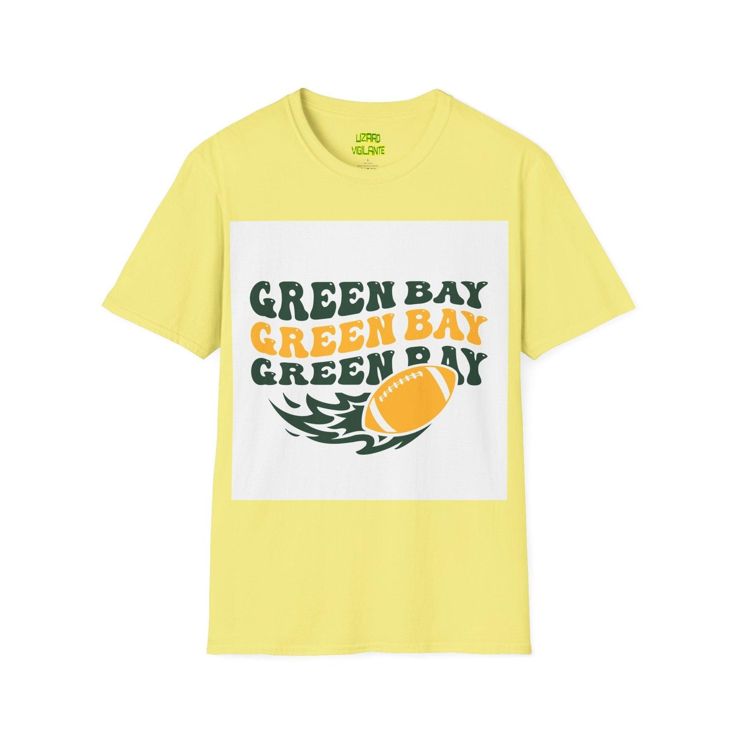 Green Bay Unisex Softstyle T-Shirt - Lizard Vigilante