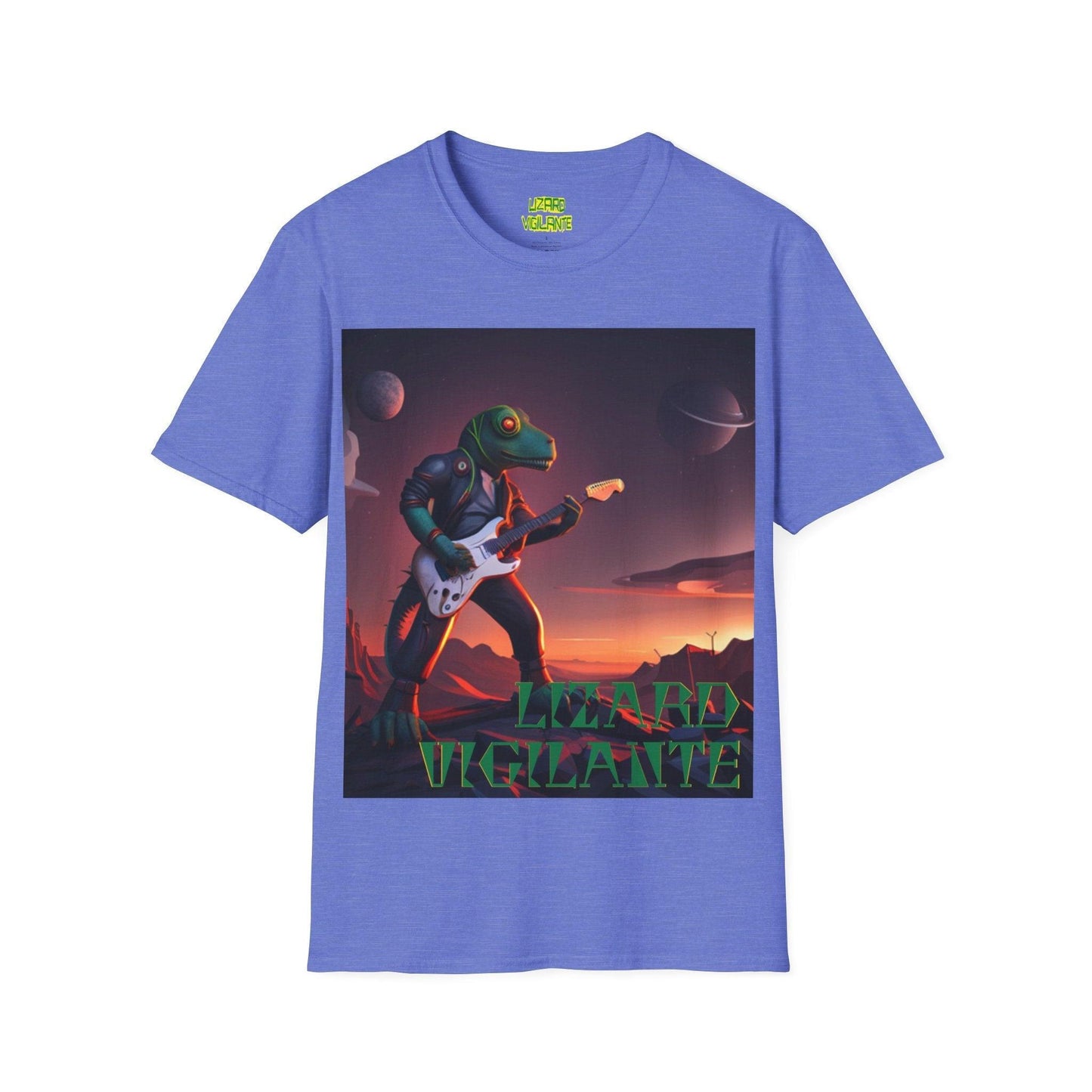 LIZARD VIGILANTE Spaceman Unisex Softstyle T-Shirt - Lizard Vigilante