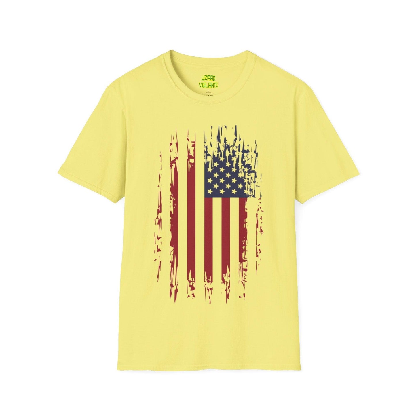 Old Glory Graphic Unisex Softstyle T-Shirt - Lizard Vigilante