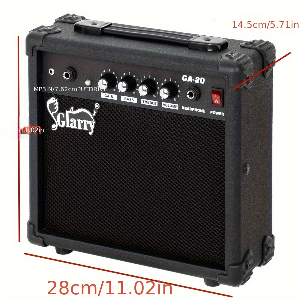 Glarry GA-20 Electric Guitar Combo Amp | Compact and Powerful - Premium guitar amplifier from Lizard Vigilante - Just $66.66! Shop now at Lizard Vigilante