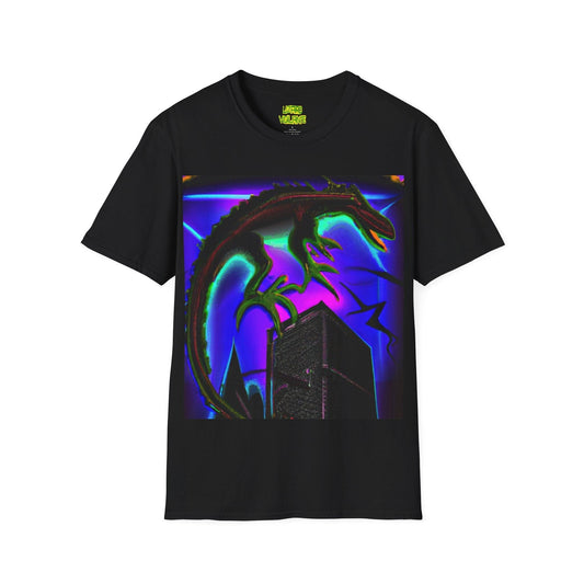 Lizard Vigilante Shock Unisex Softstyle T-Shirt - Lizard Vigilante