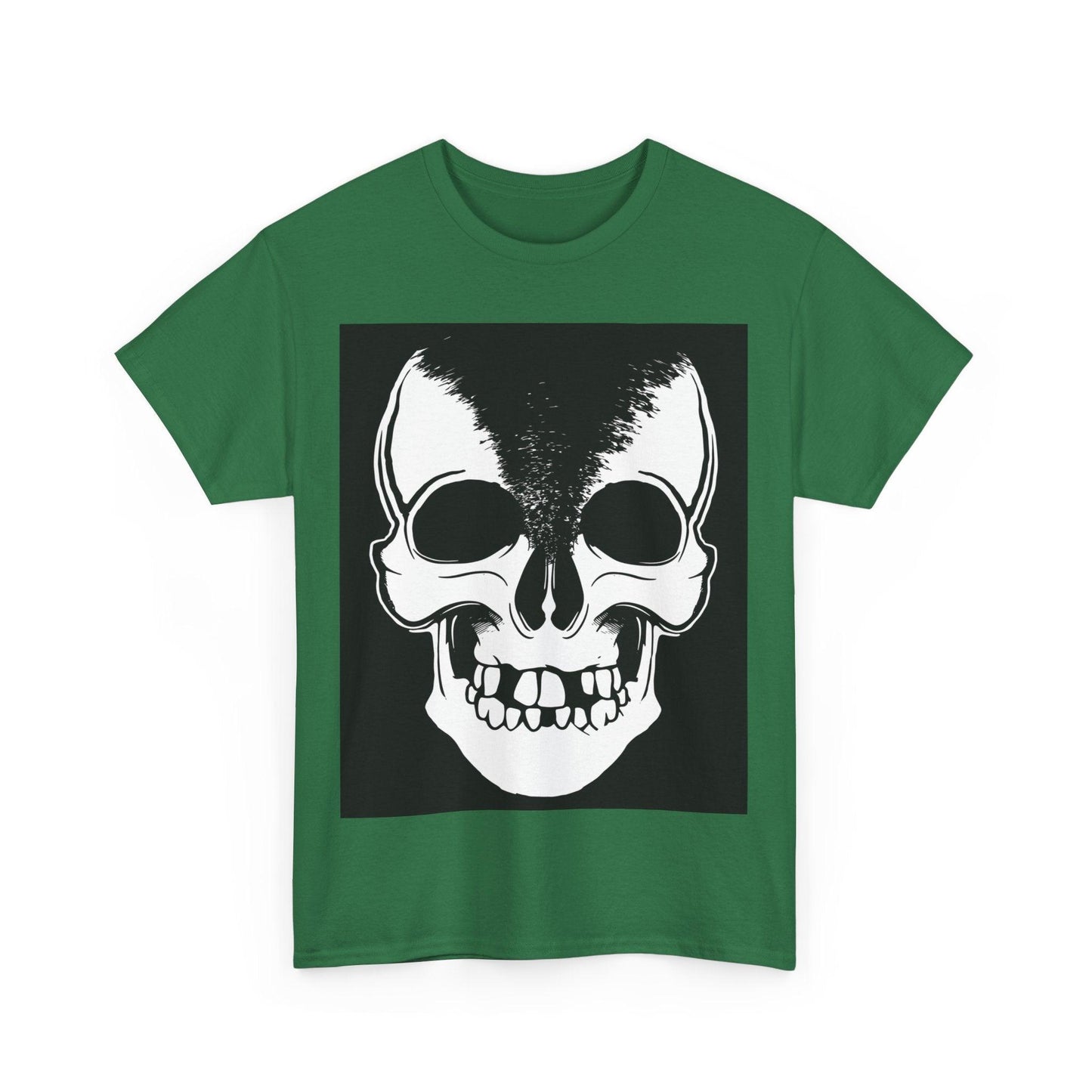 Split Skull Unisex Heavy Cotton Tee - Lizard Vigilante