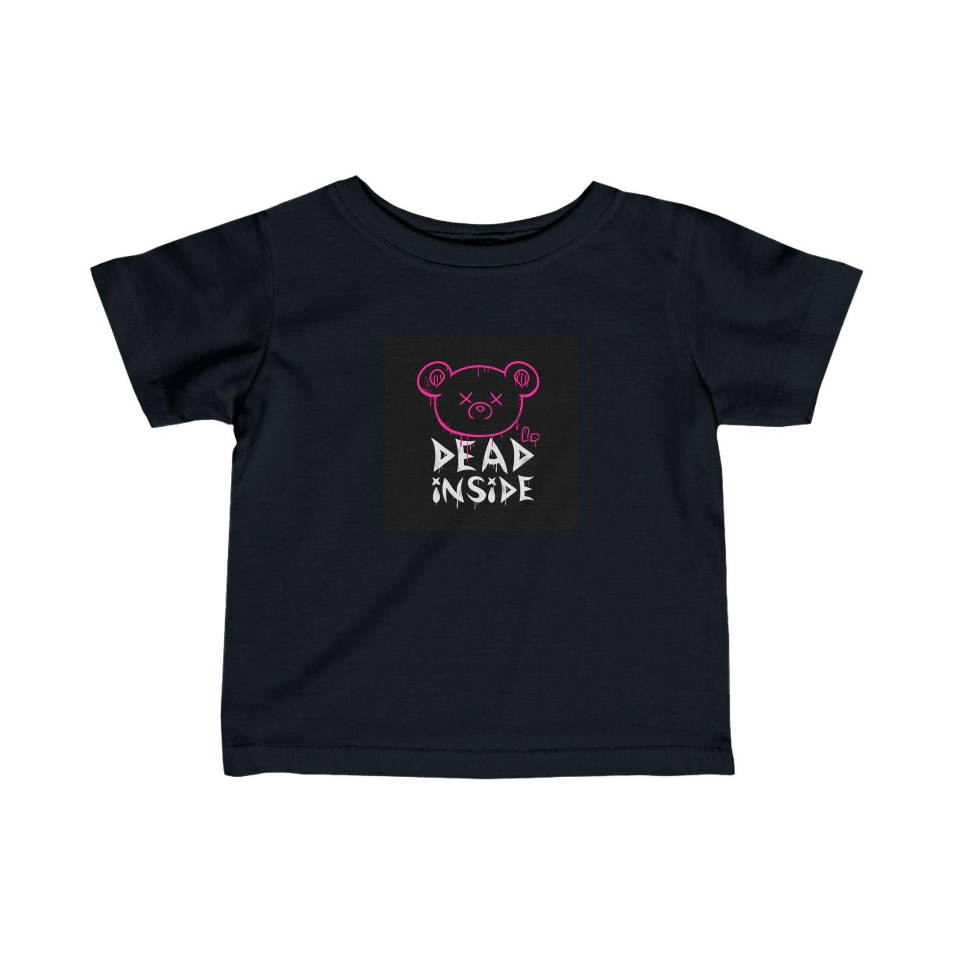 Dead Inside Teddy Bear Infant Fine Jersey Tee - Premium Kids clothes from Printify - Just $23.99! Shop now at Lizard Vigilante