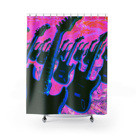 Beach Attack Shower Curtains - Lizard Vigilante