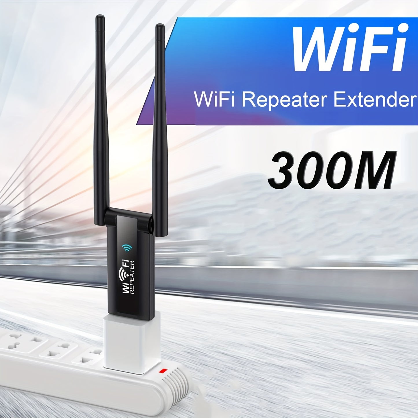 300Mbps USB Wi-Fi Repeater – High-Speed Plug & Play Network Signal Booster - Premium wifi repeeater from Lizard Vigilante - Just $22.88! Shop now at Lizard Vigilante