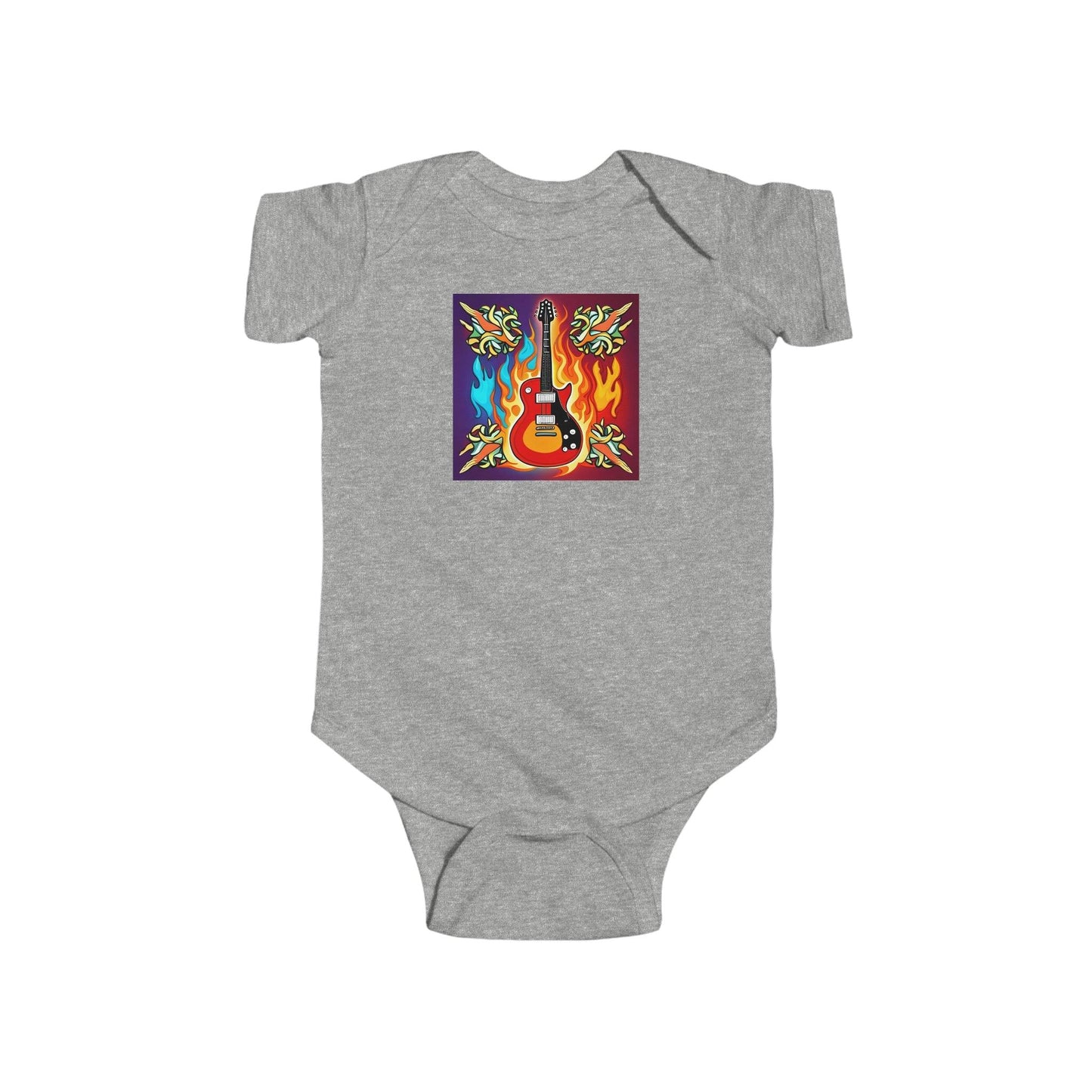 Electric Guitar Infant Fine Jersey Bodysuit - Lizard Vigilante