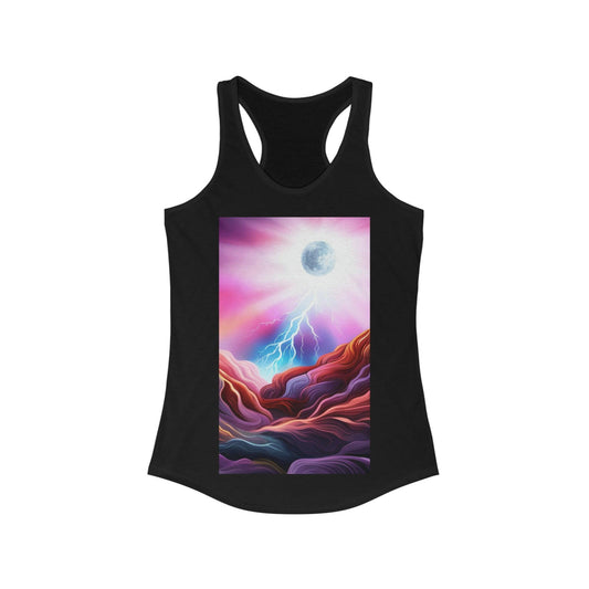 Lightning Orb Women's Ideal Racerback Tank - Lizard Vigilante