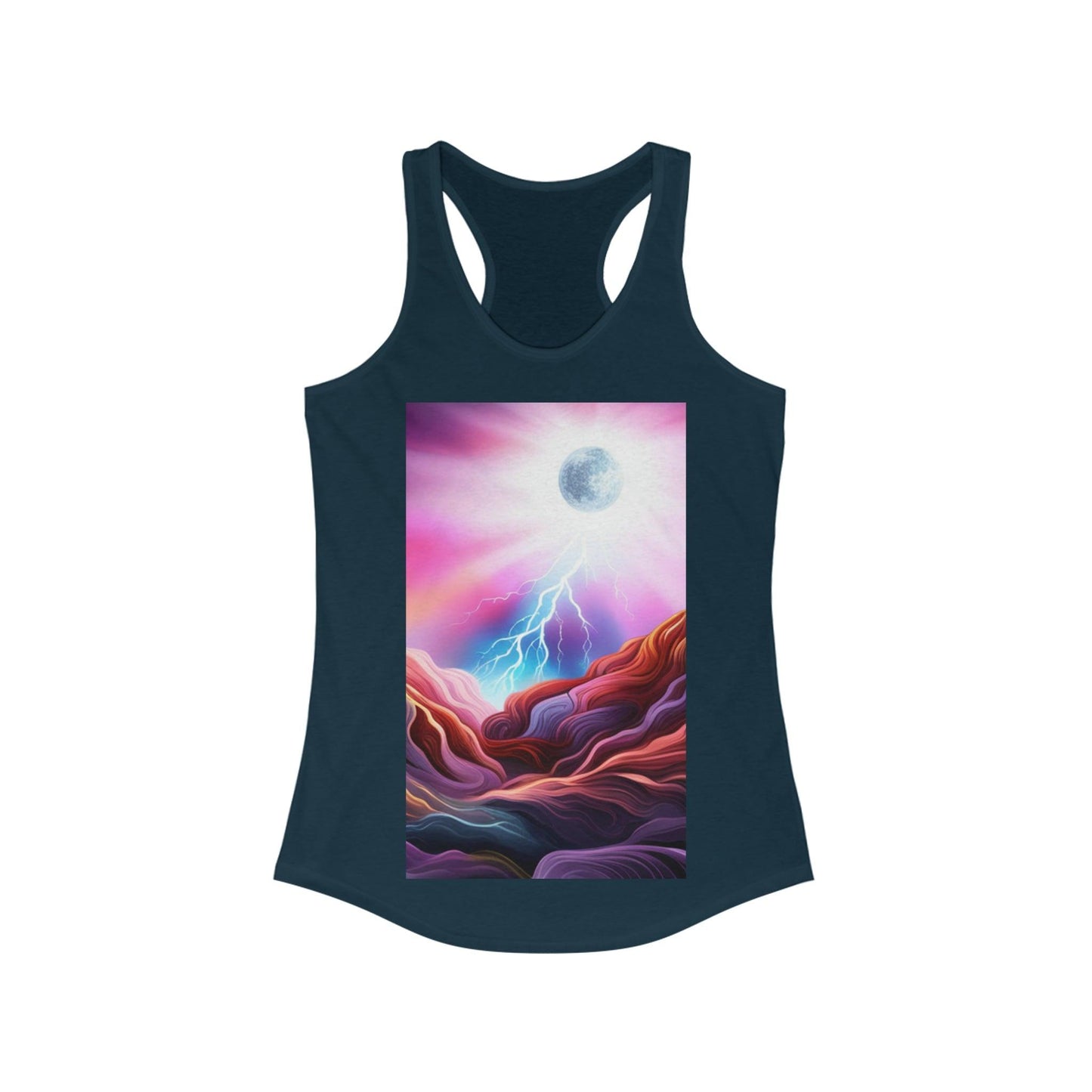 Lightning Orb Women's Ideal Racerback Tank - Lizard Vigilante