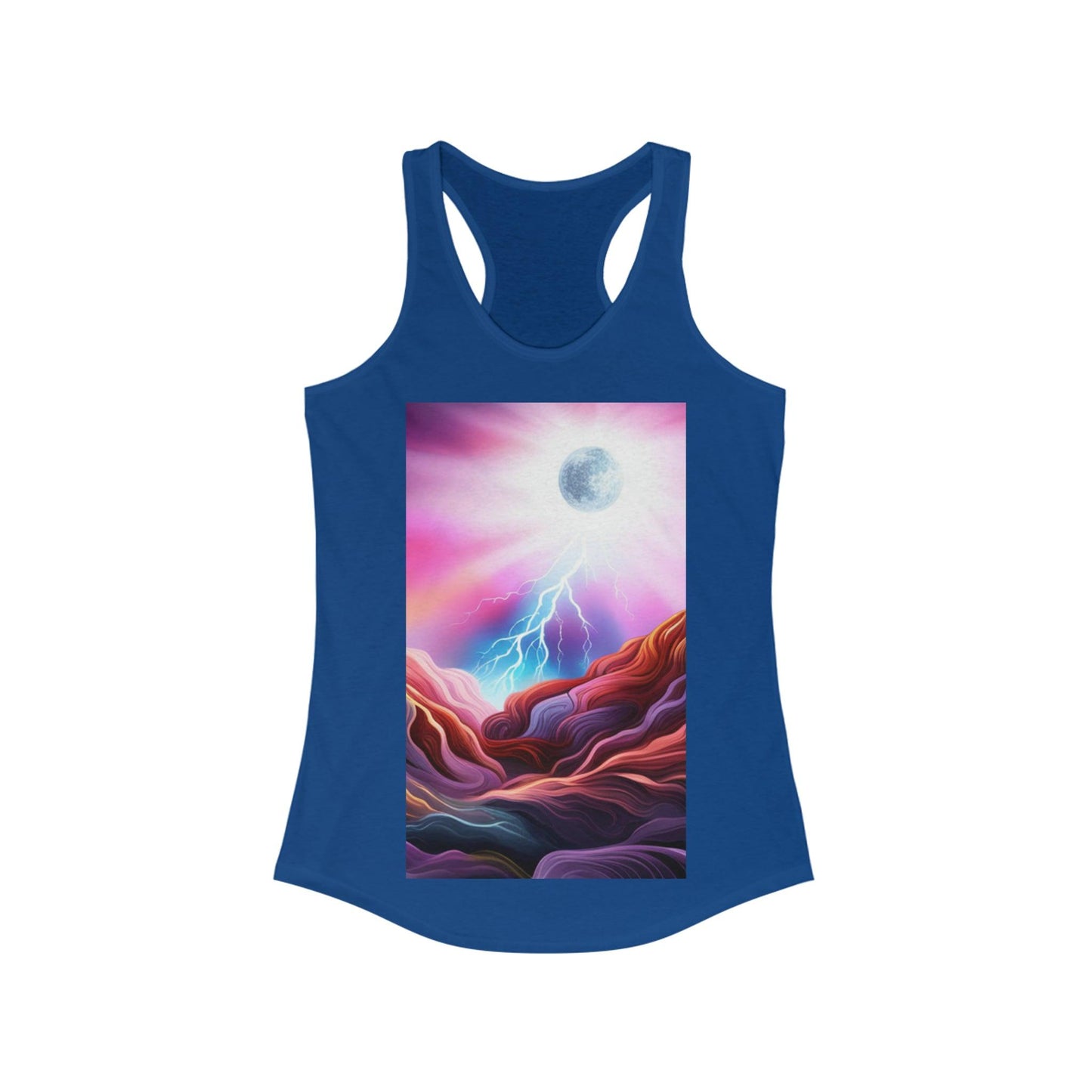 Lightning Orb Women's Ideal Racerback Tank - Lizard Vigilante