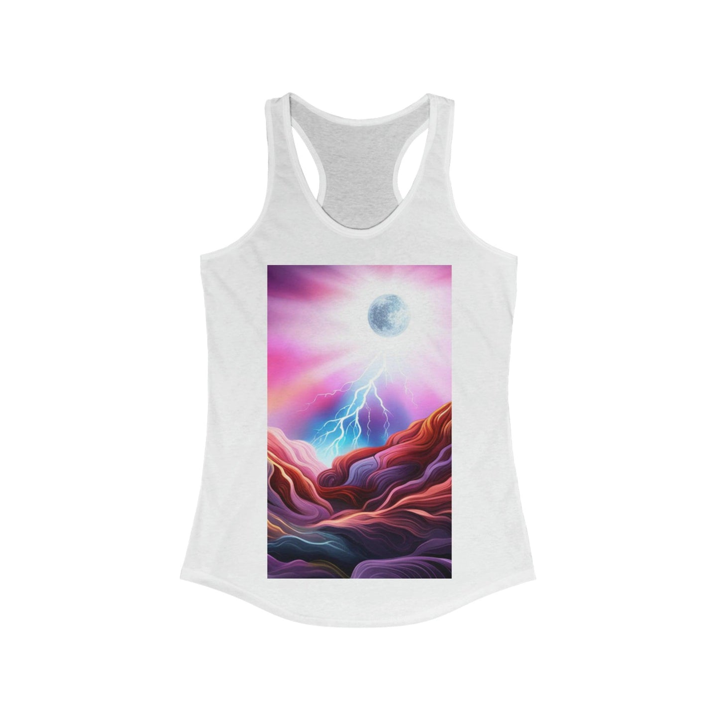 Lightning Orb Women's Ideal Racerback Tank - Lizard Vigilante