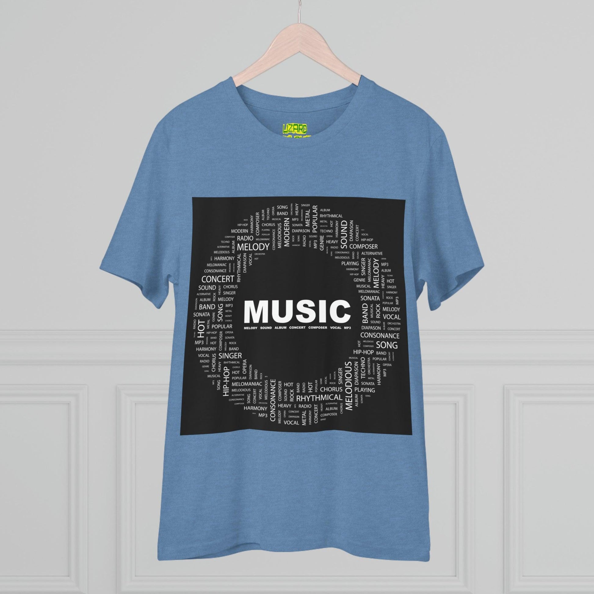 Music Circ Graphic Organic Creator T-shirt - Unisex - Lizard Vigilante