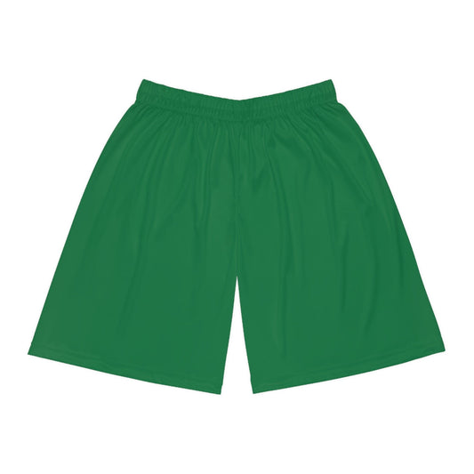 Basketball Shorts - Green - Lizard Vigilante