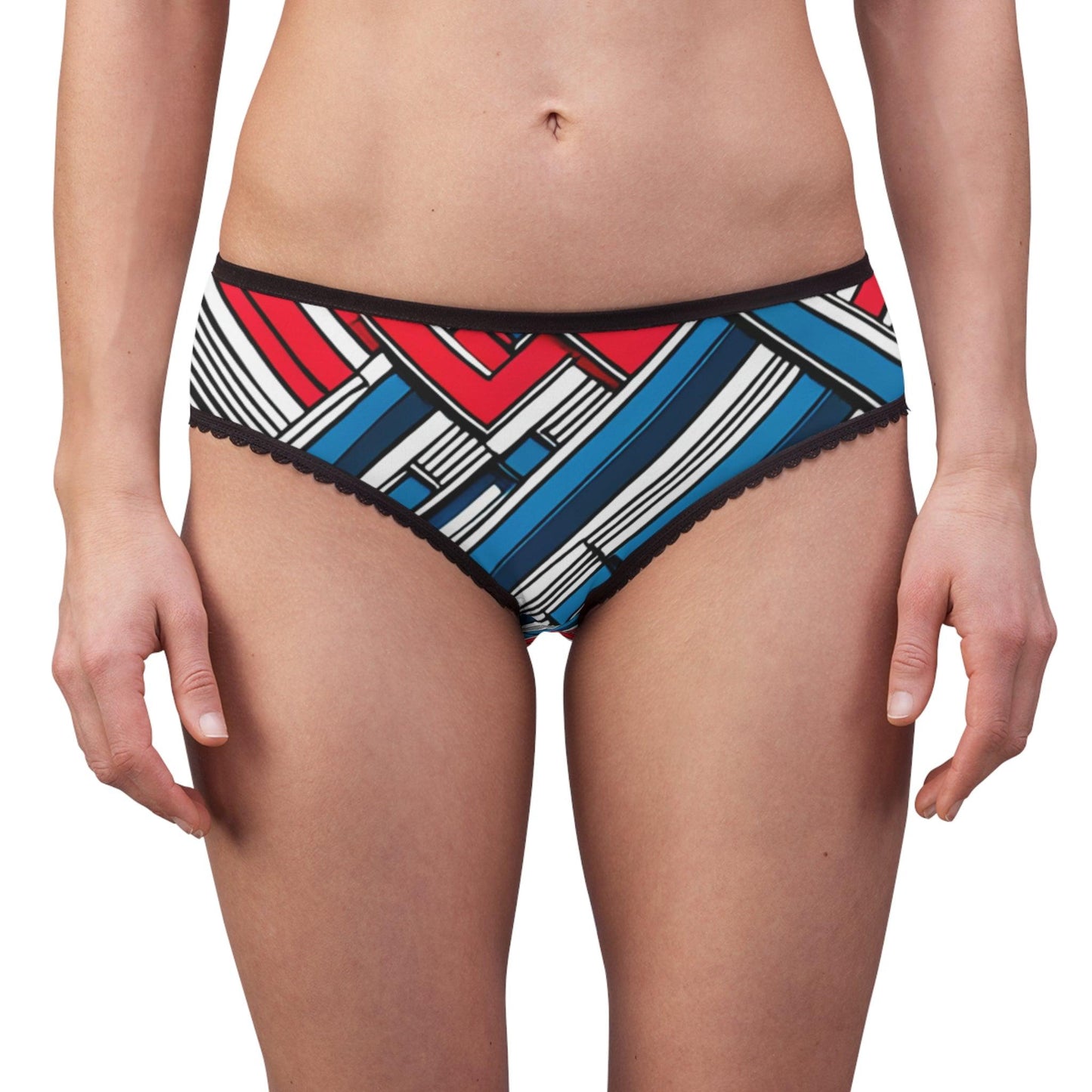 Geometric Patriot Women's Briefs - Lizard Vigilante