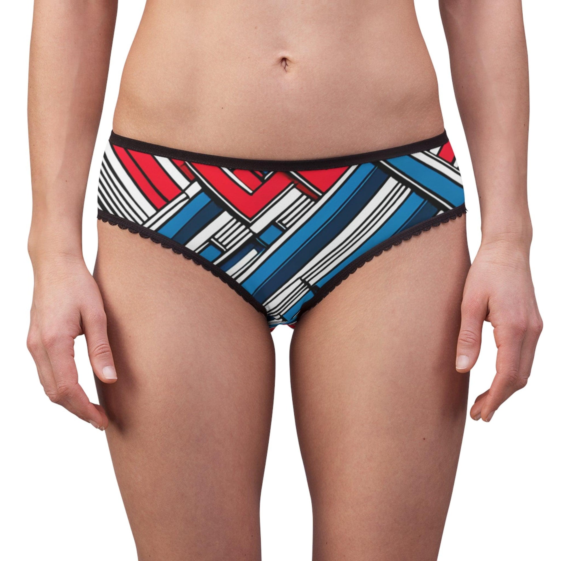 Geometric Patriot Women's Briefs - Lizard Vigilante