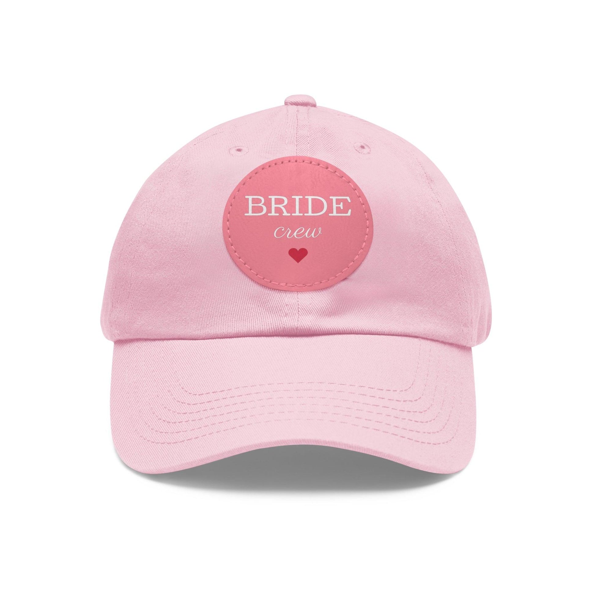 Bride Crew Dad Hat with Leather Patch (Round) - Lizard Vigilante