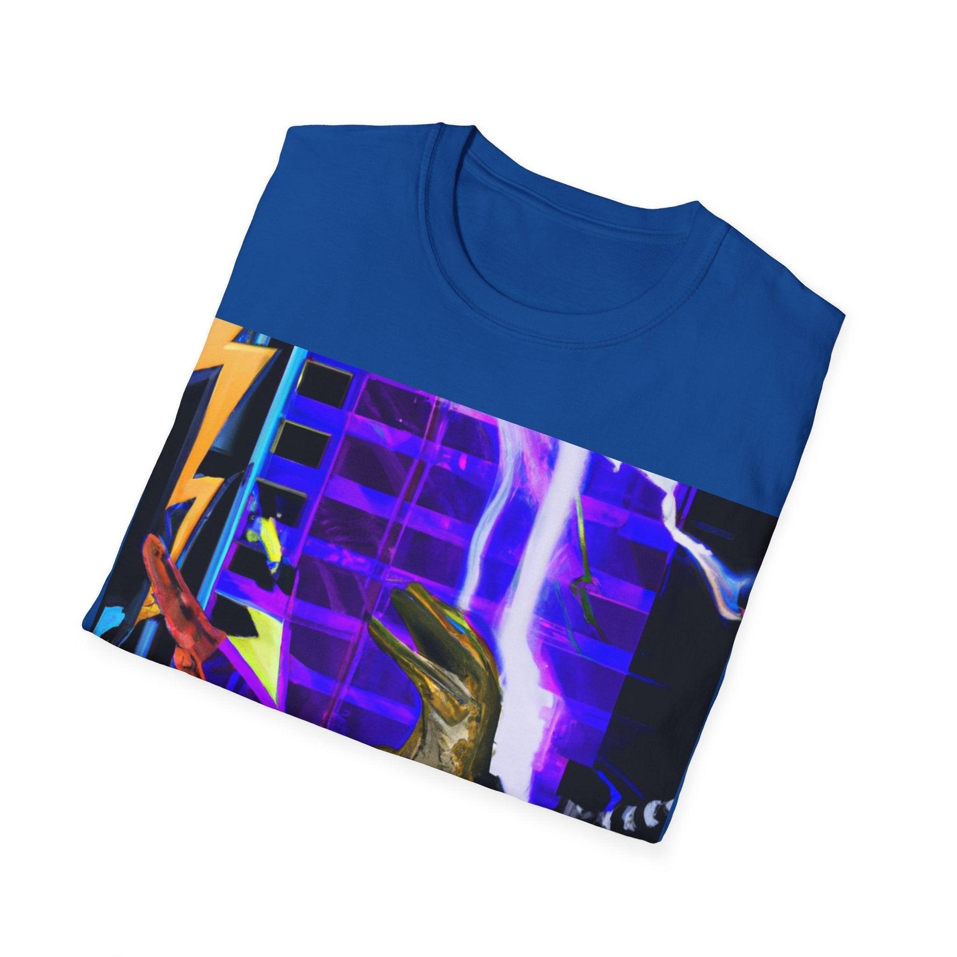 Lizard Zapped Vigilante Unisex Softstyle T-Shirt - Lizard Vigilante